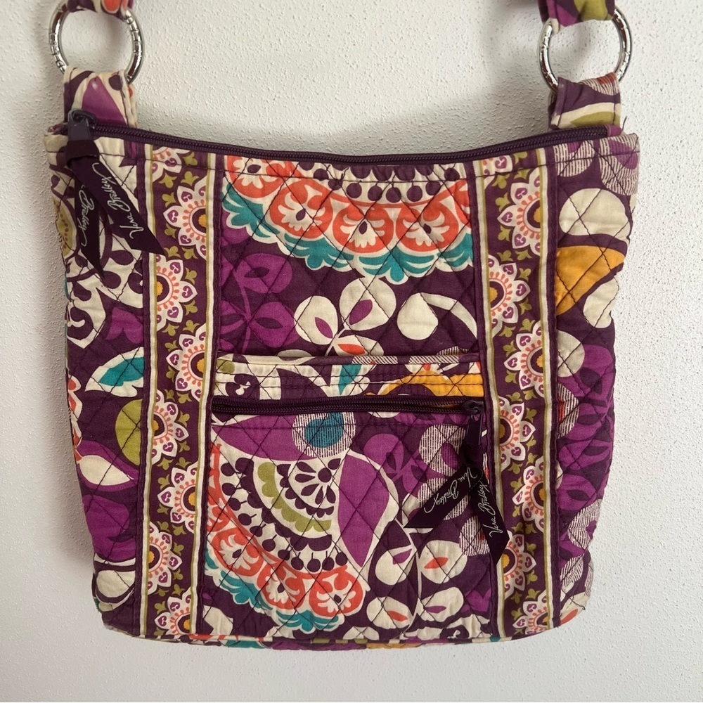 Vera Bradley Purple floral Crossbody Bag - Picture 2 of 7